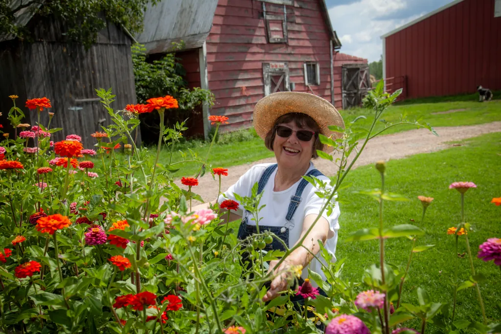 Mrs. Ed (Gayle Goff) at Mr. Ed's Farm - Photo by Luke Mason