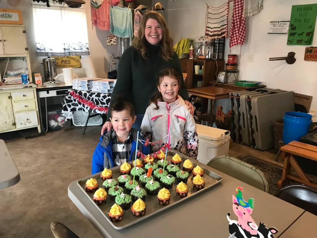 Birthday party celebration at Mr. Ed's Farm